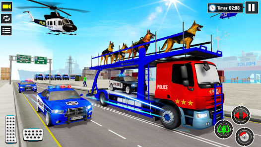 Police Dog Transporter Truck apkpoly screenshots 7