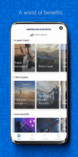 Android application Amex Experiences screenshort