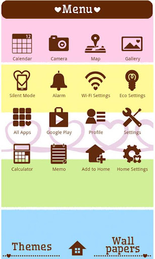-Twirly Heart- Theme +HOME Screen 3