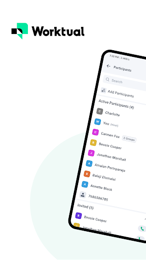 Android application Worktual screenshort