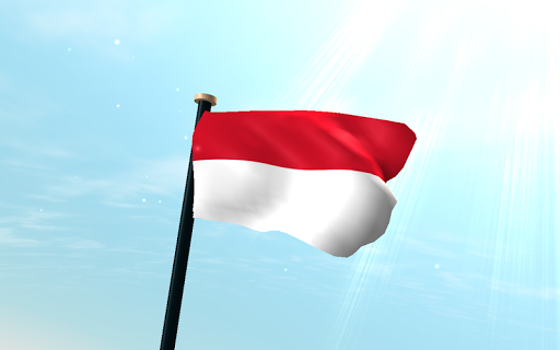 Monaco Flag 3D Live Wallpaper