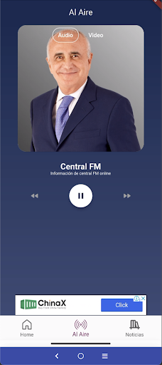 Central FM equilibrio Screen 3