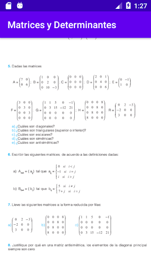 Matrices y Determinantes