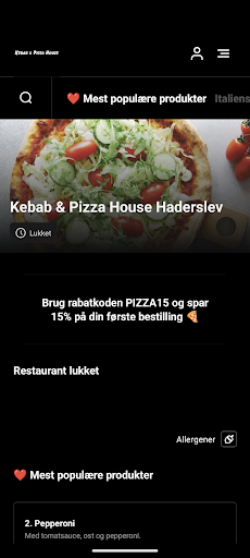 Kebab  Pizza House Haderslev