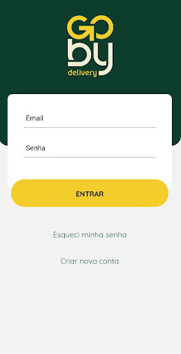 Android application Goby Delivery screenshort