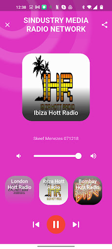 Sindustry Media Radio Network Screen 2