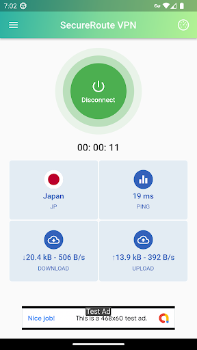 SecureRoute VPN Screen 3
