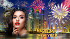 screenshot of New Year Photo Frame 2024