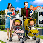 Cover Image of Herunterladen Pregnant Mother: Quadruplet baby Happy Family Game 1.0 APK