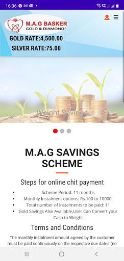 Android application M.A.G BASKAR screenshort