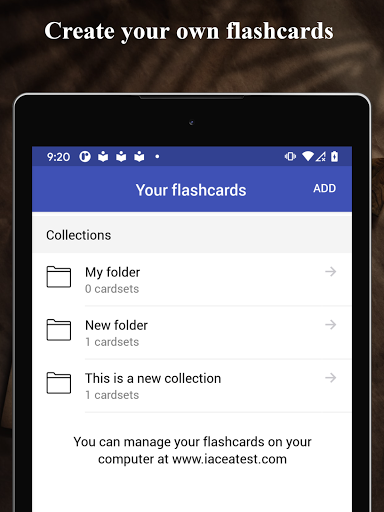 Screenshot of PHR Flashcards