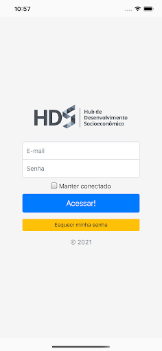 Android application Hds Hub Desenvolvimento screenshort