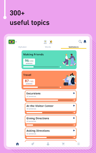 Screenshot of Learn Brazilian Portuguese