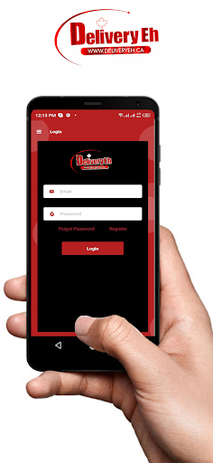 Android application DeliveryEh Rider screenshort
