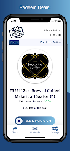 Starving Student Card App Screen 3