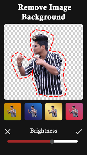 Auto photo background changer