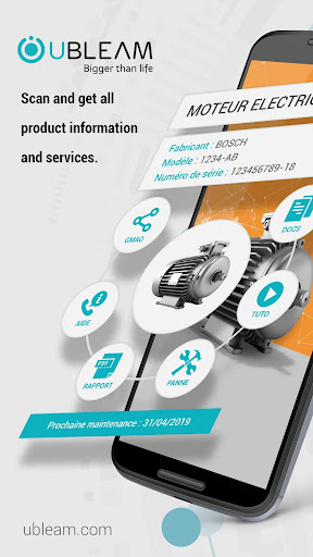 Android application Ubleam screenshort