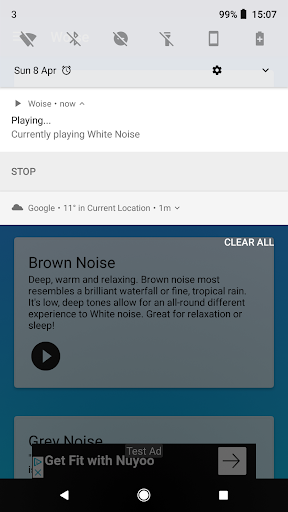 Woise - White Noise, Brown Noi Screen 2