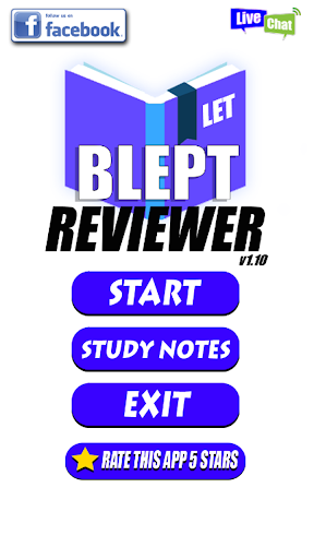 Android application Premium BLEPT Reviewer 2022 screenshort