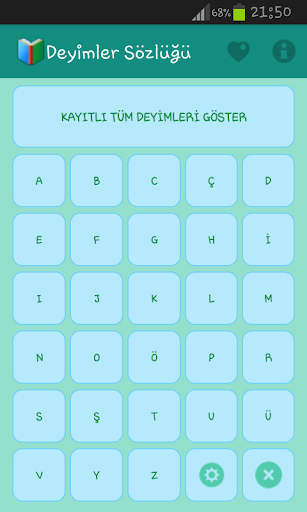 Android application Deyimler Sözlüğü screenshort
