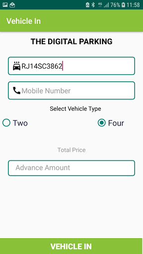VehiclePe Digital Parking