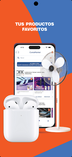 Android application ContaMarket screenshort