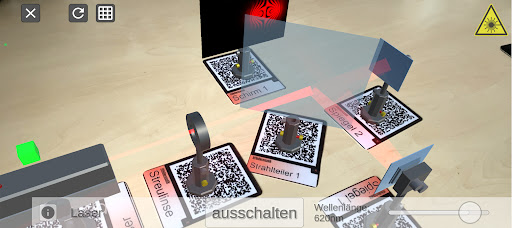 Android application AR.X Optics screenshort
