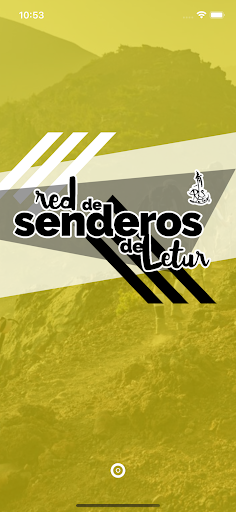Android application Senderos de Letur screenshort