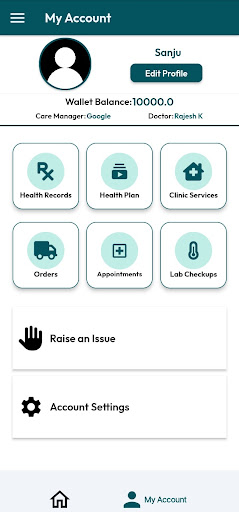 Noscura :Online Healthcare App Screen 2