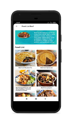 Android application cooking athome screenshort