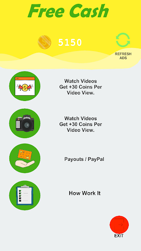 Android application Video Cash screenshort
