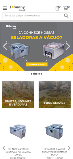 Android application Sunny Retail screenshort
