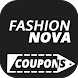 Coupons For Fashion Nova -Hot Discounts (80% off) - Androidアプリ