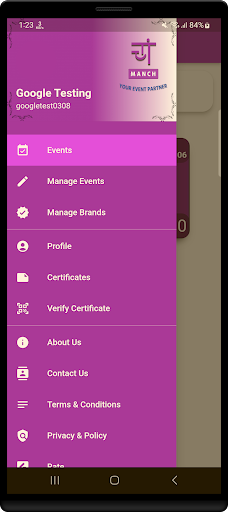 Manch - Your Event Partner Screen 3