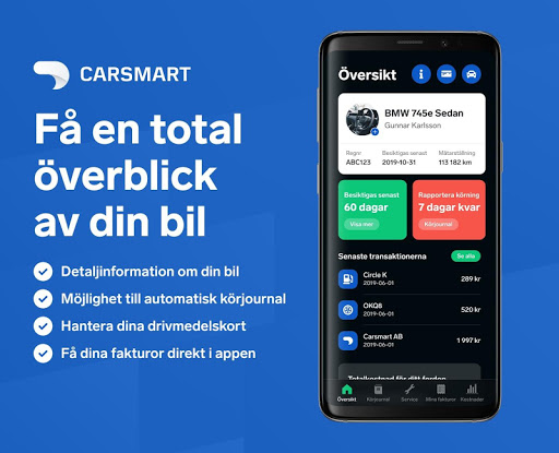 Android application Carsmart screenshort
