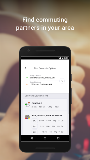 ecoCommute Screen 2