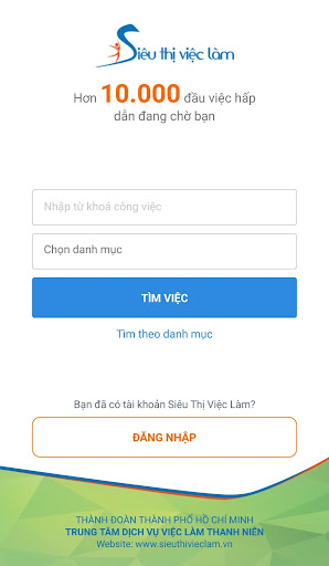 Android application Siêu Thị Việc Làm screenshort