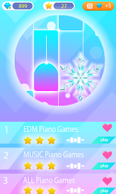 Piano Tap Tiles - Elsa Gameのおすすめ画像1
