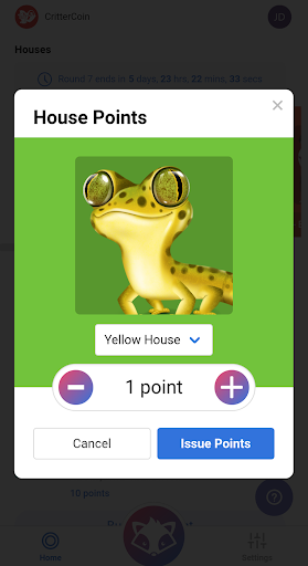 CritterCoin Screen 2