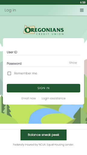 Android application Oregonians Mobile screenshort
