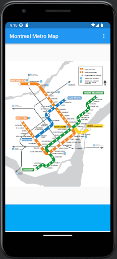 MontrealMetroMap Screen 2