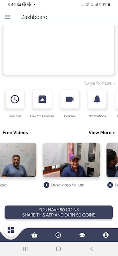 Android application Rahul study zone screenshort