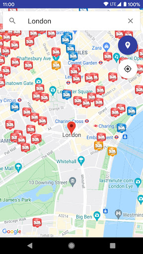 Android application UK Motorcycle Parking screenshort
