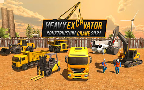 Excavator Machine Crane Sim 3D  screenshots 1