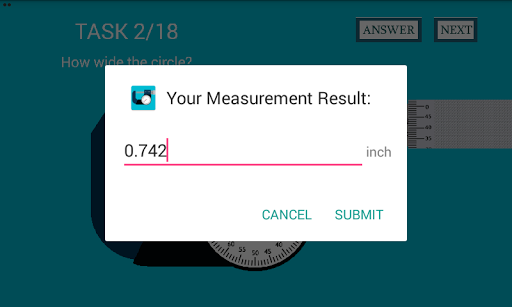 Dial Micrometer Screen 3