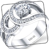 antique engagement rings icon