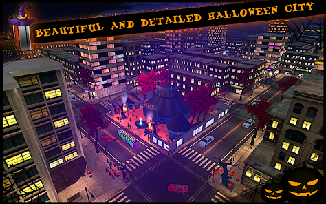 Captura de Pantalla 4 Halloween Bus City Simulador android