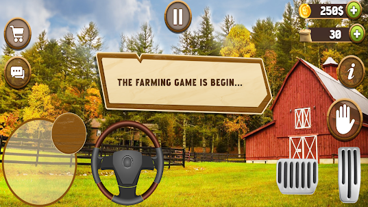 Farming Game: Tractor Trolly