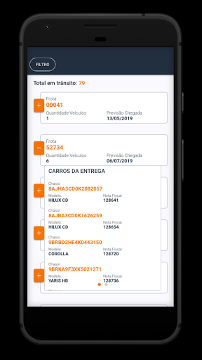 Tegma Tracking Screen 3