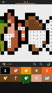 Color by number & Pixel art